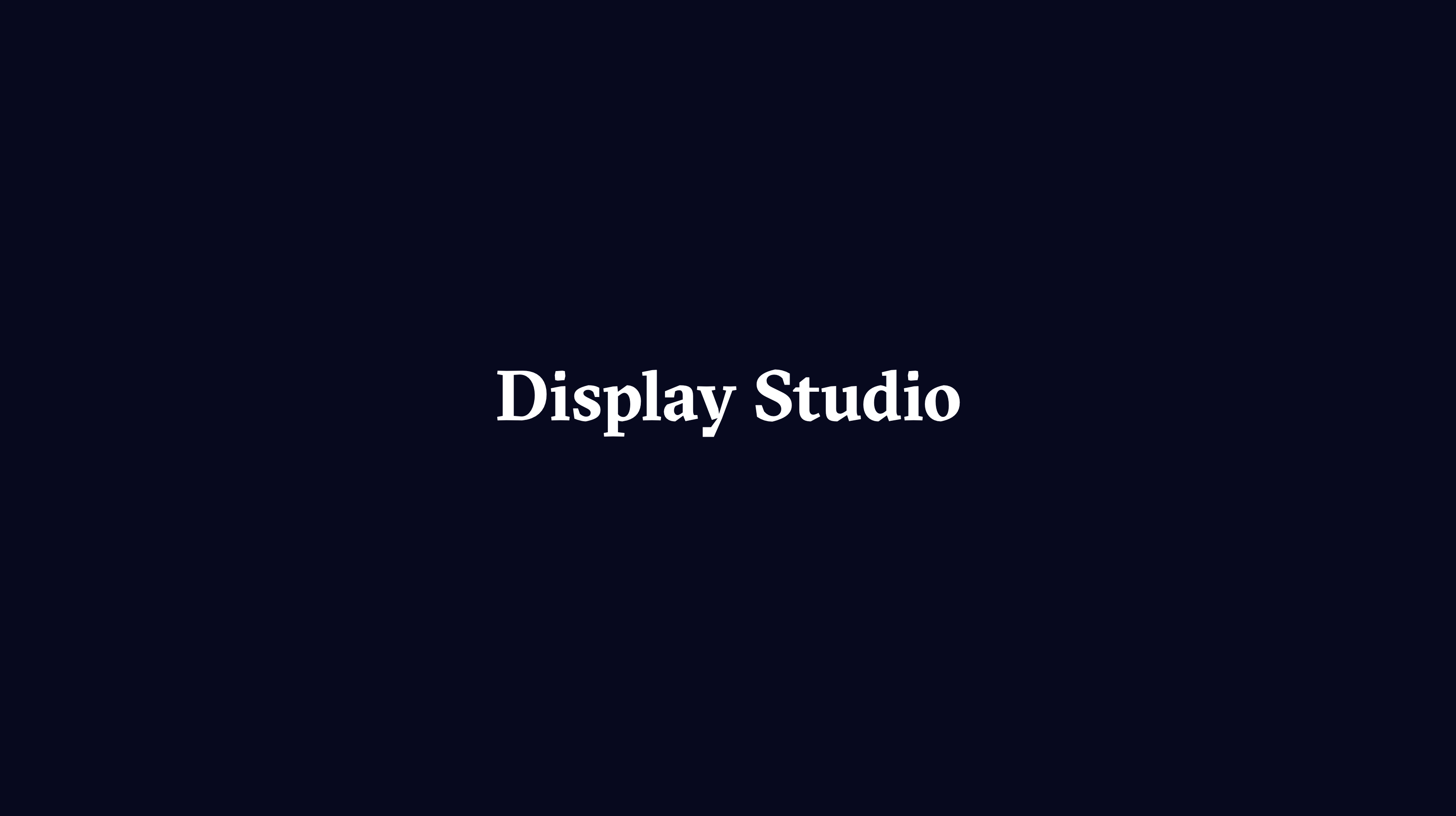 Display Studio